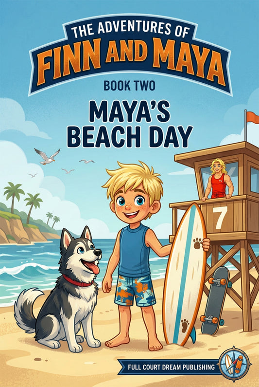 The Adventures of Finn and Maya: Maya's Beach Day (Book 2 of 10)